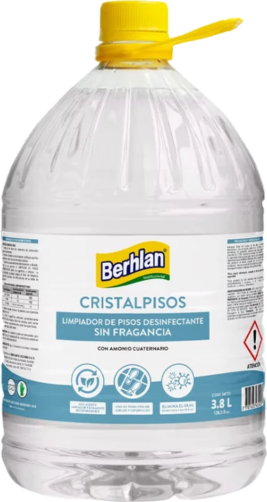 Cristalpisos sin fragancia, 3,8 L