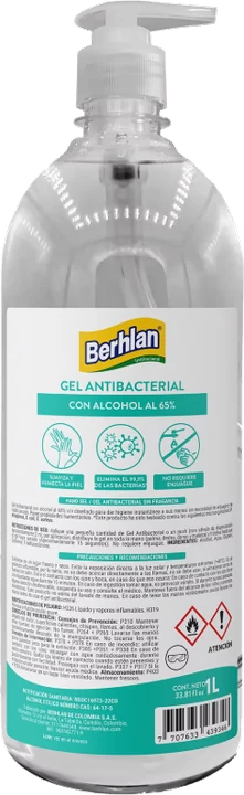 Handgel gel antibacterial neutro, 1 L